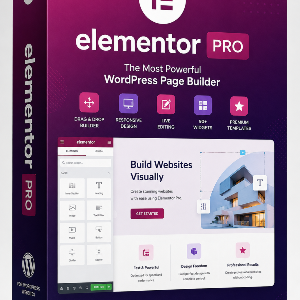 Elementor Pro GPL – Unlimited Website Usage