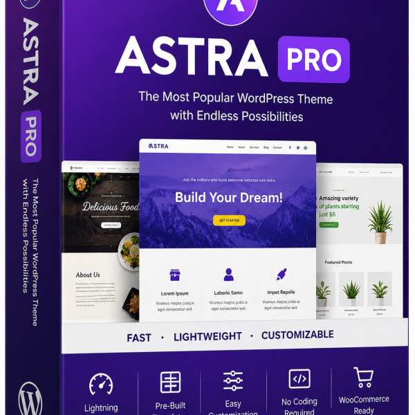 Astra Pro Premium – WooCommerce Ready