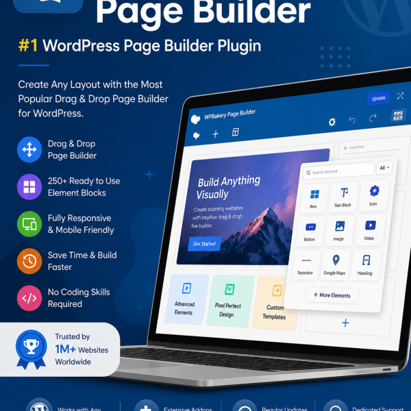WPBakery Page Builder – Lifetime Activated License