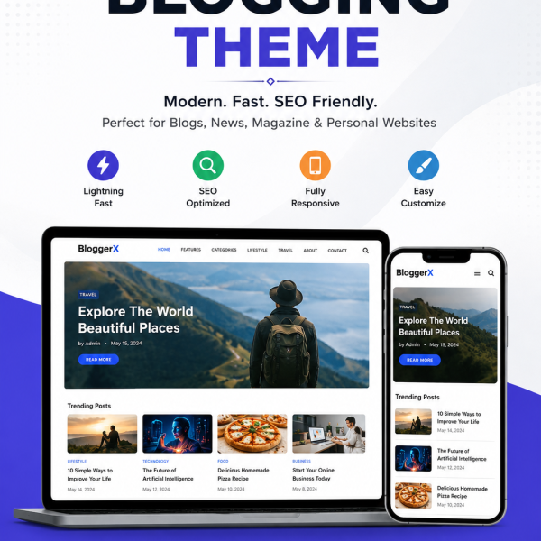 Blogging Pro – Responsive WordPress Blog Theme