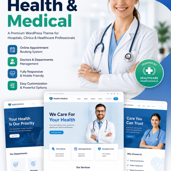 Medical Center Website Template